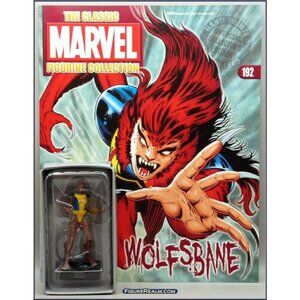 Eaglemoss 1:16 Classic Marvel Figurine w/Book: Wolfsbane‎ #192